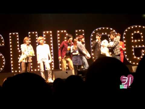 [Fancam] 101122 SHINee calling fanclub at Thailand fan party