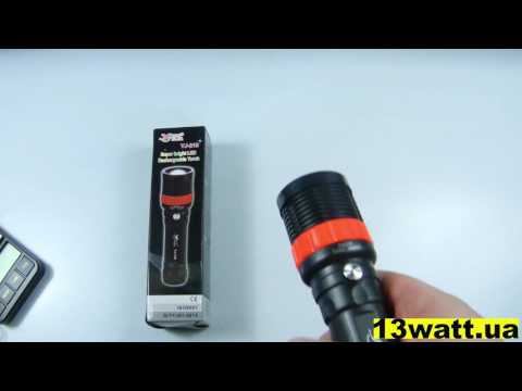 Обзор ручного аккумулятрного фонаря Yajia yj 218