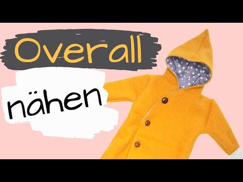 DIY baby overall / teddy suit / winter suit easy to sew yourself - without pattern