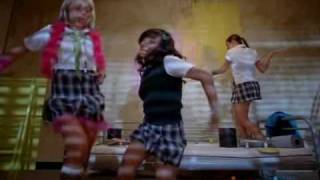 The School Gyrls OFFICAL MUSIC VIDEO ~ Just A Kiss (mandy rain kissing justin bieber&#39;s poster)