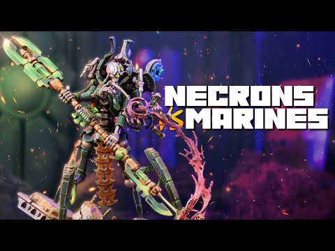 New Necrons vs New Space Marines - A LIVE Warhammer 40k Battle Report