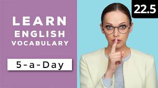 Learn English Vocabulary Daily #22.5 — British English Podcast