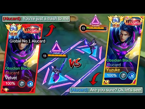 YUZUKE vs TOP 1 GLOBAL ALUCARD!! 💀 NOT CLICKBAIT (🇵🇭vs🇮🇩) lose = delete ML