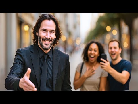 When Keanu Reeves Walks In Public NICEST CELEB EVER!