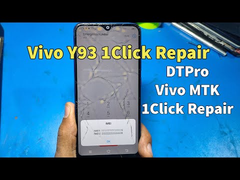 DTPro Vivo Y93 IMEI Repair ALL Vivo MTK 1Click Repair Done
