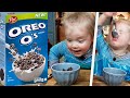 British 2 Year Old Tries OREO CEREAL For The First Time