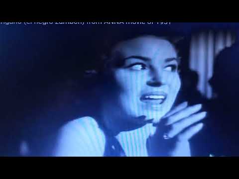 Silvana Mangano balla El bajon in "Anna", 1951. Metafisica. Divina.