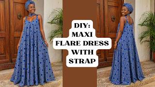 How to Cut & Sew a Full Circle Flare Dress | Step-by-Step For Beginners