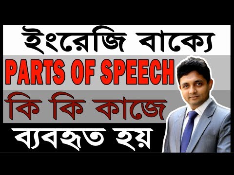 Grammatical Functions of Parts of Speech in English Sentences II English Learning Tutorial in Bangla