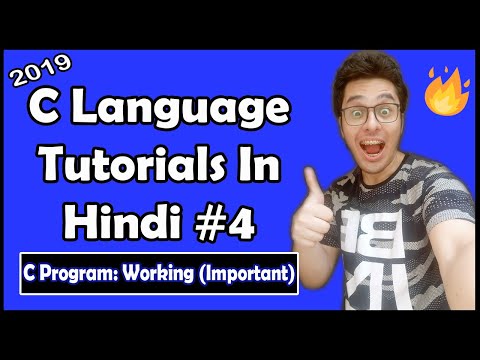 Basic Structure of C Program in Hindi C Tutorial In Hindi 4