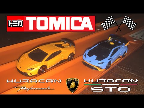 Thumbnail for Tomica Drag Race | Lamborghini Huracan STO VS Lamborghini Huracan Performante by Lamborghini, Ferrari, Pininfarina, Car, Lamborghini Aventador, Nissan, vhs, Nissan Patrol, Lamborghini Centenario