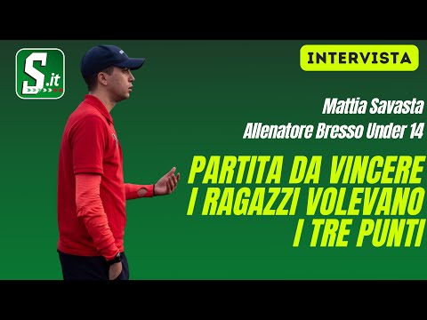 Bresso-Mariano Under 14: l'intervista a Mattia Savasta, tecnico del Bresso