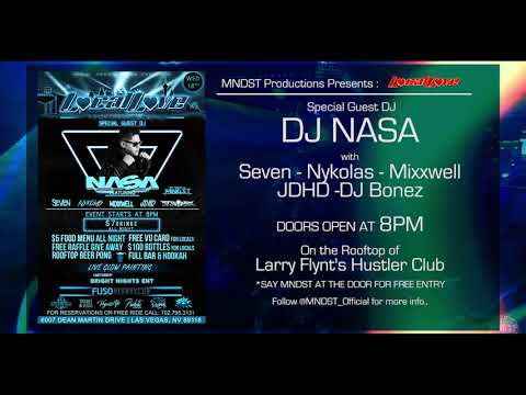 Local Love - DJ Nasa (Club Killers) Larry Flynt's Hustler Club Las Vegas Fuso Nightclub #MNDST