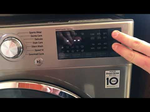 How To Turn Sound On/Off On A LG Washing Machine