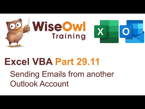 Excel VBA Introduction Part 29.11 - Sending Emails from another Outlook Account