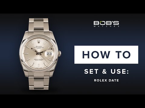 How To Use Your Rolex Date - Set & Change Time | Bob's Watches