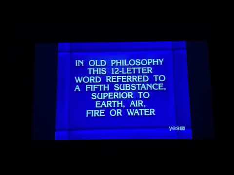 Final Jeopardy, “Word Histories” - Million Dollar Masters Tournament Day 9 (5/13/02)