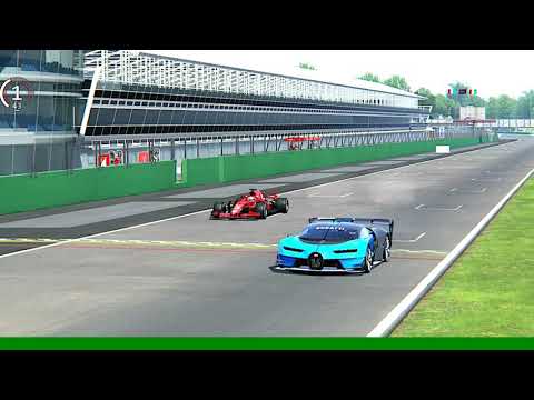 Ferrari F1 2018 VS Bugatti Vision Gran Turismo-Monza