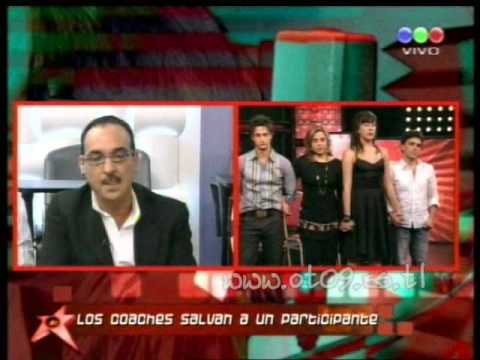 Operacion Triunfo 2009: Gala 9 - Nadia es salvada por los couchs