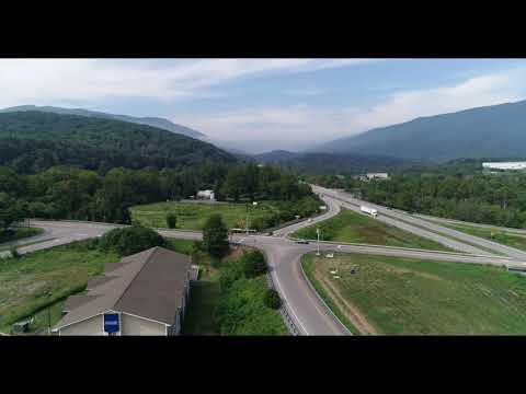 The Scene At Exit 21 (Low Moor) On Sept. 6, 2018