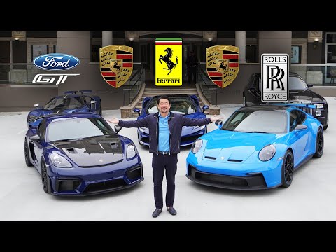 Revealing My NEW BLUE Car Collection and what's coming NEXT... | Ferrari Collector David Lee