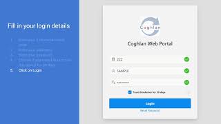 Web Portal Login