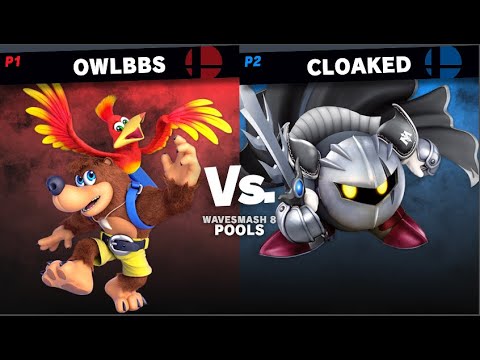 WaveSmash 8 Pools - OwlBBs (Banjo & Kazooie) VS Cloaked (Meta Knight)