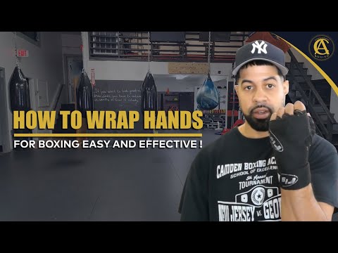 HOW TO WRAP HANDS FOR BOXING EASY AND EFFECTIVE ! thumbnail