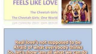 Feels Like Love - Cheetah Girls with Lyrics on Screen