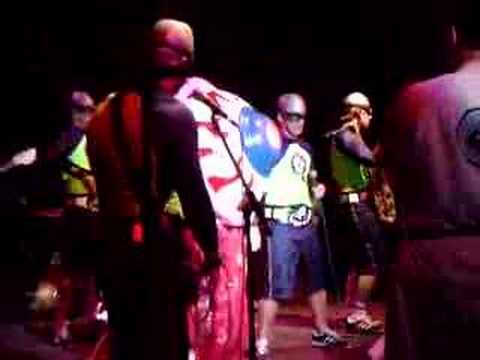 The Aquabats! - Floating Eye on Stage!