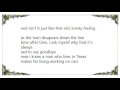 Jackie Greene - Sad to Say Goodbye Lyrics