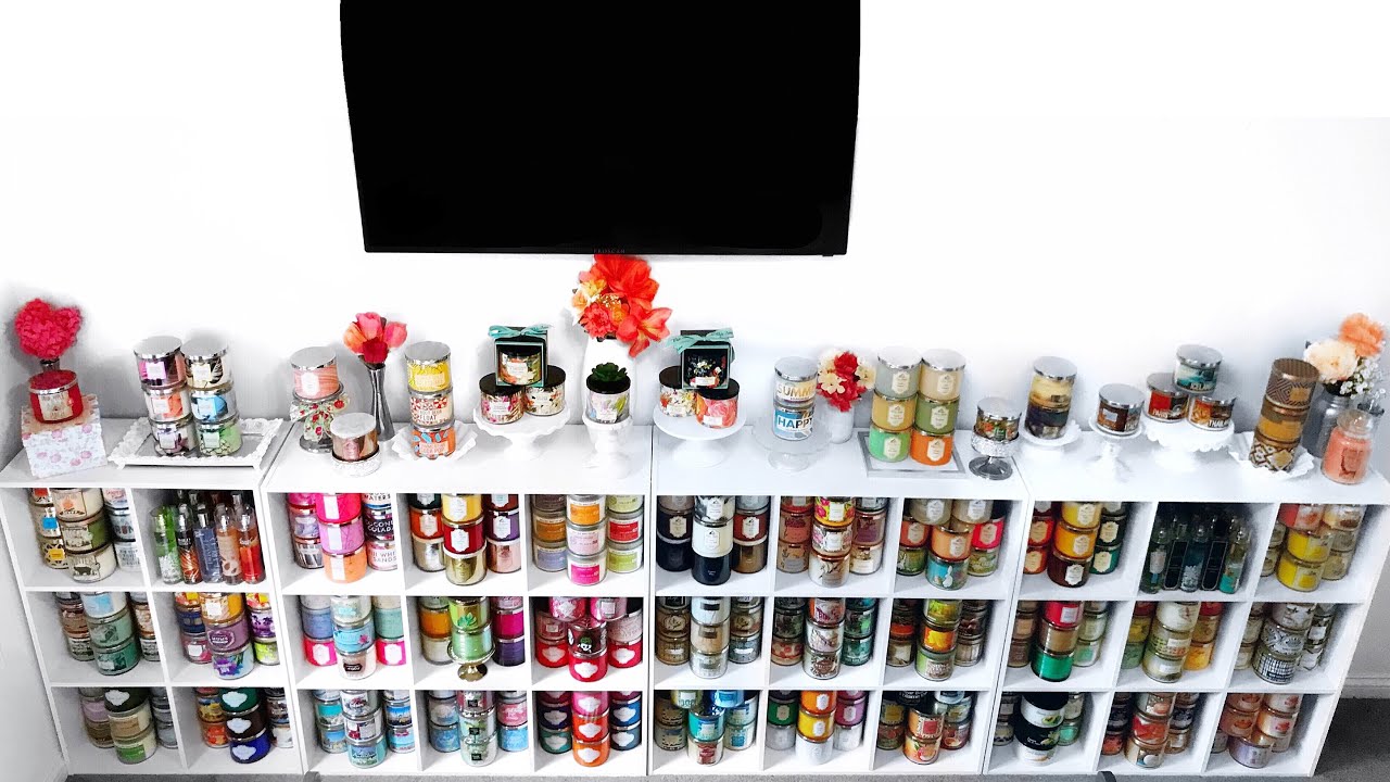 Watch video Bath & Body Works 300+ Candle Collection and Storage 2018 | CandleConnoisseur Now Bath & Body Works 300+ Candle Collection and Storage 2018 | CandleConnoisseur