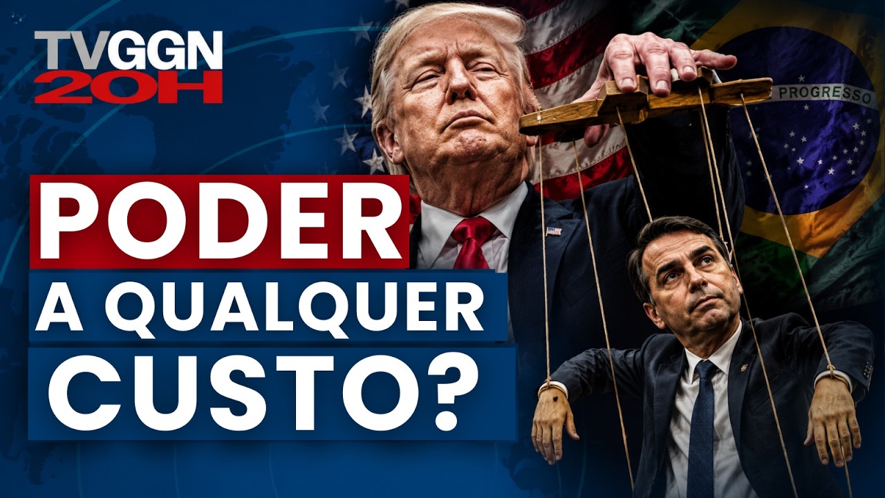 O plano desesperado de Flávio Bolsonaro para tomar o Brasil com apoio dos EUA - TV GGN20H(31/07/26)