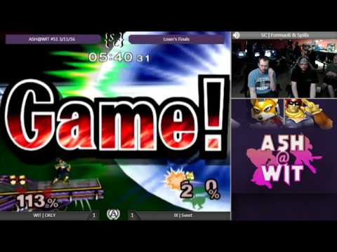 WIT | ORLY (Falcon) vs IX | Sveet (Fox) - ASH@WIT #51 Melee Loser's Finals