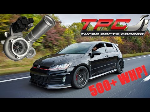 VW MK7 GTI Gets a BIG TURBO! 500+ WHP!
