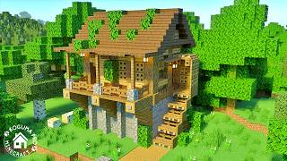 【マインクラフト】サバイバルでも作りやすい森の拠点の作り方【Minecraft/マイクラ建築講座】