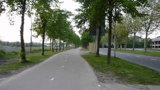 preview picture of video 'Bicycle trip: Lokhorstlaan in Bunnik to Utrechtseweg in De Bilt (ZAMDLOBdBZ part 7/8)'