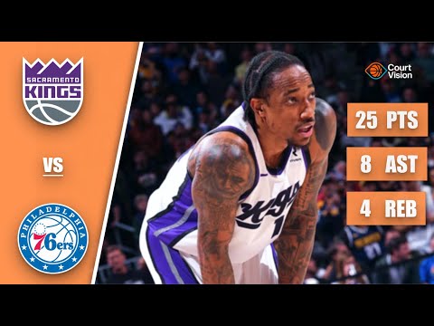 DeMar DeRozan - 25 Points, 8 Assists, 4 Rebounds vs 76ers - 2025-26 Regular Season