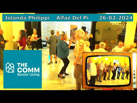 Jolanda Philippi bij  Senior living  "The Comm".  26-02.2024   Alfaz Del Pi