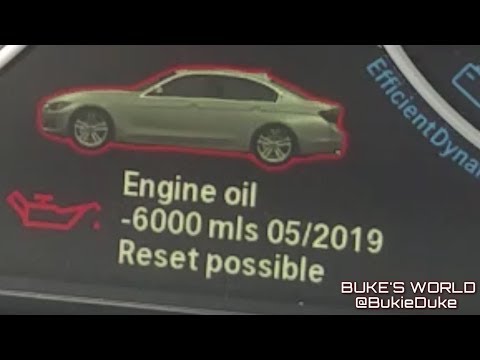 HOW TO RESET THE OIL SERVICE AND MAINTENANCE LIGHT ON A 2013 BMW 328Xi e90