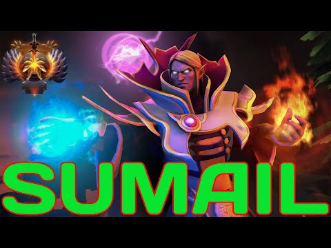 SumaiL Quas Wex Invoker - AVG MMR 7535 - Dota 2 Full Game Pro Player Perspective