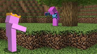 Can you beat Minecraft if Breaking a Block Breaks Them ALL