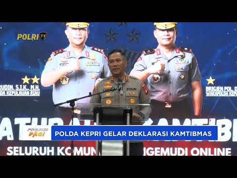 POLDA KEPRI GELAR SILATURAHMI DAN DEKLARASI KAMTIBMAS BERSAMA KOMUNITAS OJEK ONLINE