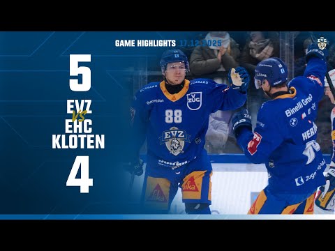 Game Highlights: EVZ vs EHC Kloten 5:4
