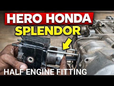 HERO HONDA SPLENDOR HEAD BLOCK FITTING//How to install Hero Honda Splendor Head Block?