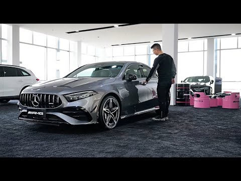 The New 2025 Mercedes-AMG A35 L Sedan - Exterior And Interior