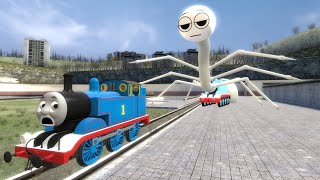 Download lagu Building a Thomas Train Chased By Cursed Thomas The Train turned into Incredibox Sprunki in GMOD mp3