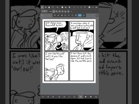 Speed Drawing of my daily webcomic 