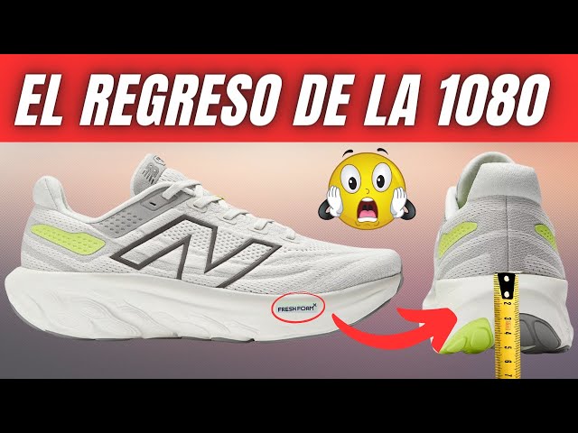 Vídeo relacionado con New Balance Fresh Foam X 1080 V14 - Tenis de Correr para Hombre, Negro/imán/Lino, 42.5 EU
