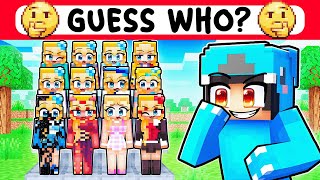 Minecraft but it’s CRAZY GUESS WHO!